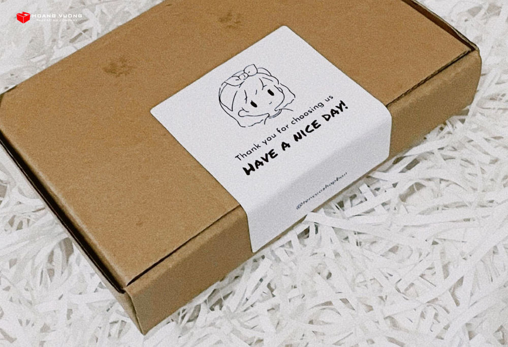 Mẫu tem dán hộp thịnh hành