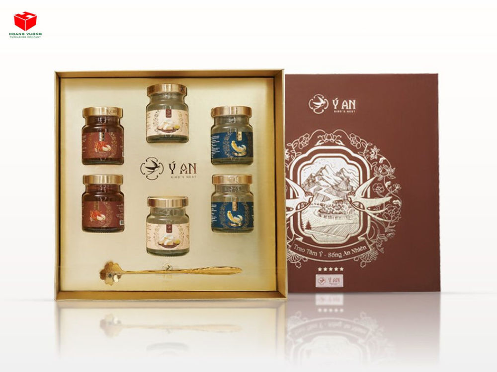Mẫu hộp giấy đưng yến được ưa chuộng hiện nay